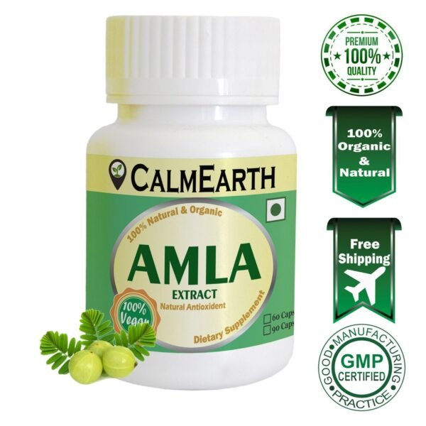Amla Extract Capsule capsules ayurvedic wellness supplement by CalmEarth