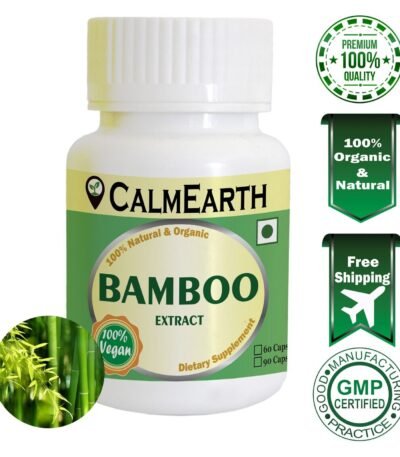 Bamboo Extract Capsules capsules ayurvedic wellness supplement by CalmEarth