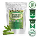 Bamboo Extract Powder powder fine texture close-up by CalmEarth