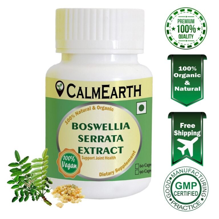 Boswellia Serrata Extract Capsules capsules ayurvedic wellness supplement by CalmEarth
