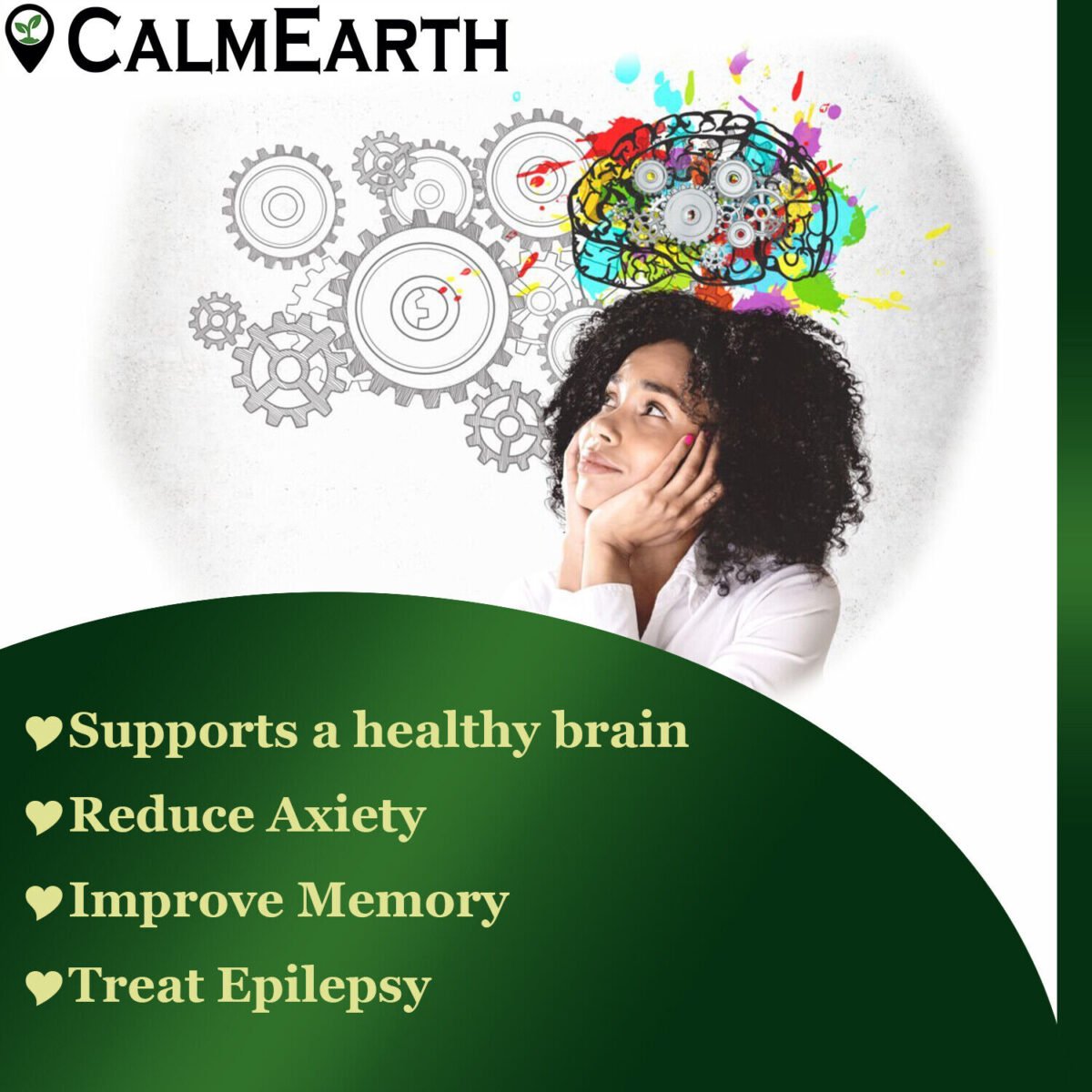 Brahmi Extract Powder powder natural herbal powder by CalmEarth