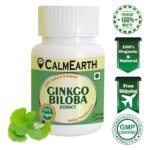 Ginkgo Biloba Extract Capsules capsules ayurvedic wellness supplement by CalmEarth
