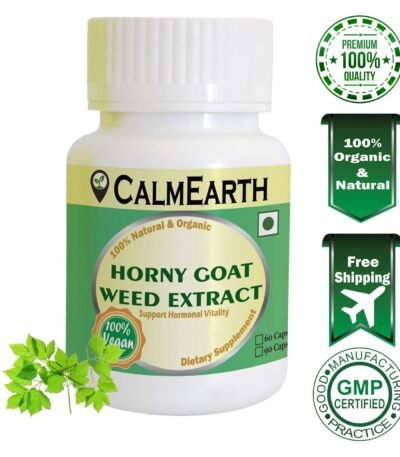 Horny Goat Weed Extract Capsules capsules ayurvedic wellness supplement by CalmEarth