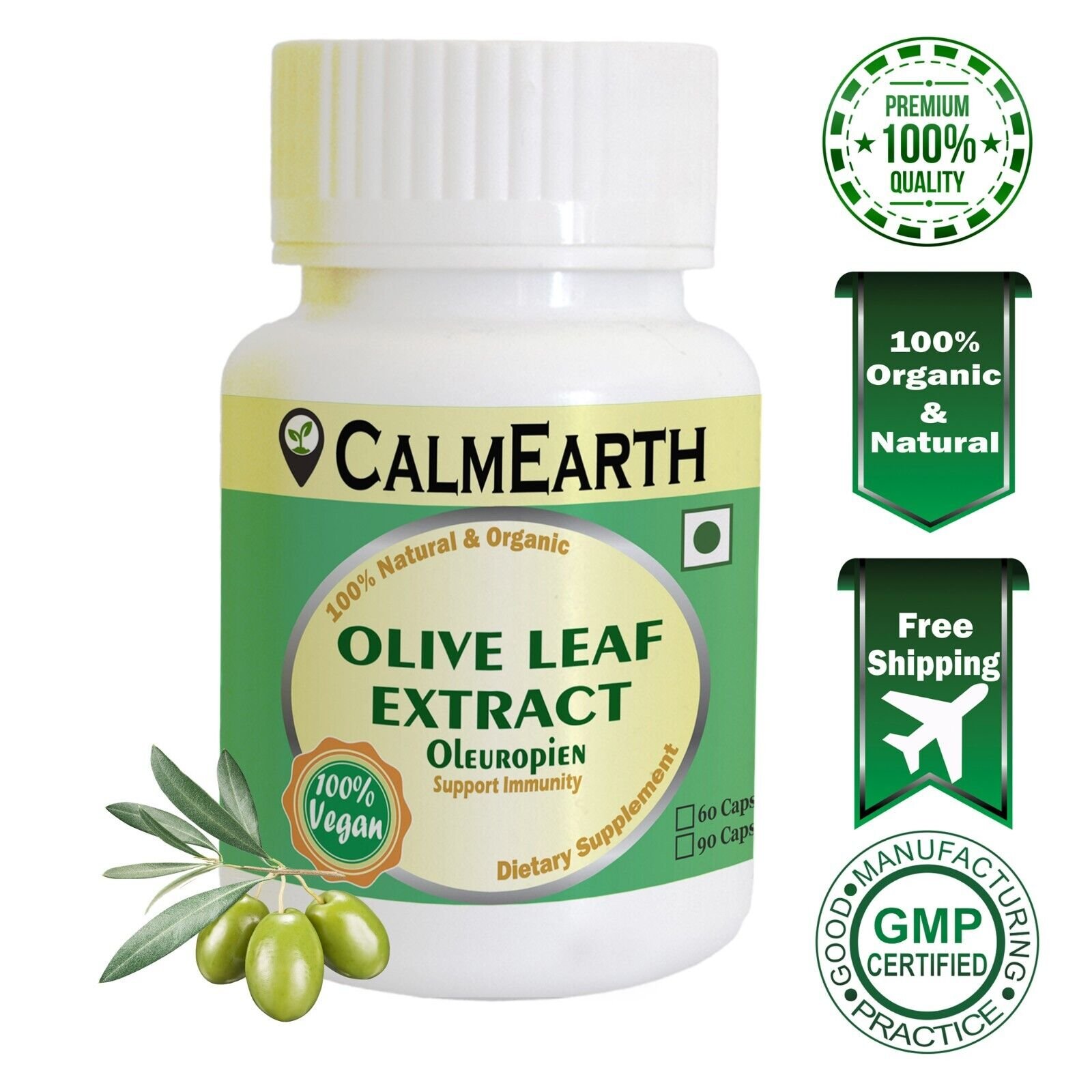 olive-leaf-extract-capsules-calmearth Olive Leaf Extract Capsules capsules ayurvedic wellness supplement by CalmEarth