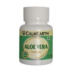 Organic Aloe Vera Capsules capsules close-up view by CalmEarth