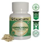 Organic Ashwagandha Capsules capsules ayurvedic wellness supplement by CalmEarth