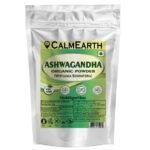 Organic Ashwagandha Root Powder powder organic herbal supplement by CalmEarth