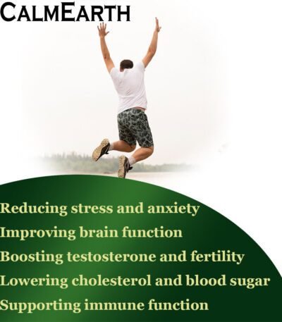 Organic Ashwagandha Root Powder powder natural herbal powder by CalmEarth