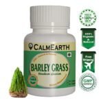 Organic Barley Grass Capsules capsules ayurvedic wellness supplement by CalmEarth