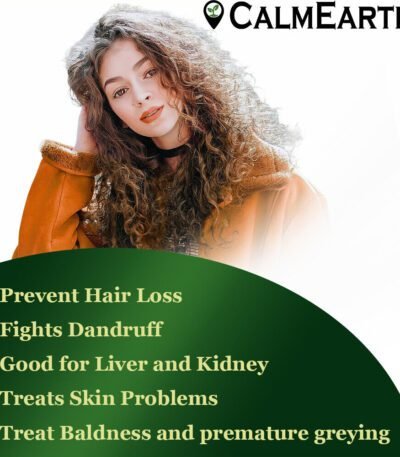 Organic Bhringraj Powder powder natural herbal powder by CalmEarth