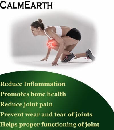 Organic Boswellia Serrata Capsules capsules close-up view by CalmEarth