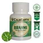 Organic Brahmi Capsules capsules ayurvedic wellness supplement by CalmEarth