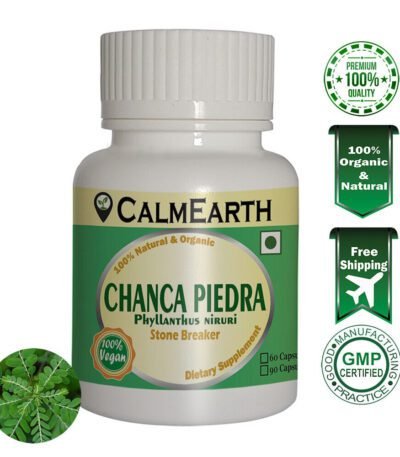 Organic Chanca Piedra Capsules capsules ayurvedic wellness supplement by CalmEarth