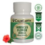 Organic Hibiscus Capsules capsules ayurvedic wellness supplement by CalmEarth