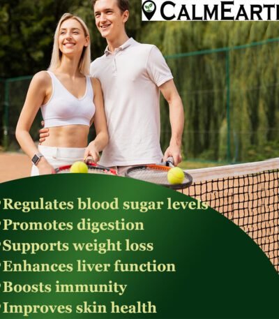 Organic Jamun Seed Capsules capsules close-up view by CalmEarth