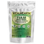 Organic Tulsi Powder powder organic herbal supplement by CalmEarth