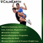 Organic Wheat Grass Capsules capsules close-up view by CalmEarth