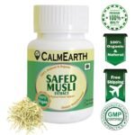 Safed Musli Extract Capsules capsules ayurvedic wellness supplement by CalmEarth