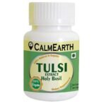 Tulsi Extract Capsules capsules close-up view by CalmEarth