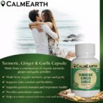 CalmEarth Turmeric, Ginger & Garlic Capsules – 500 mg Herbal Blend - Image 2